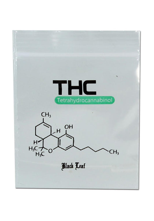 Black Leaf THC Zip-Beutel 50µ