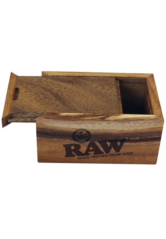 RAW Holzbox mit Schiebedeckel